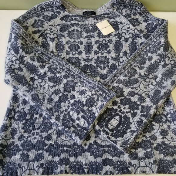 Lucky Brand Sweaters - NWT Lucky Brand Tunic Sweater Wool Blend Sz M B109
